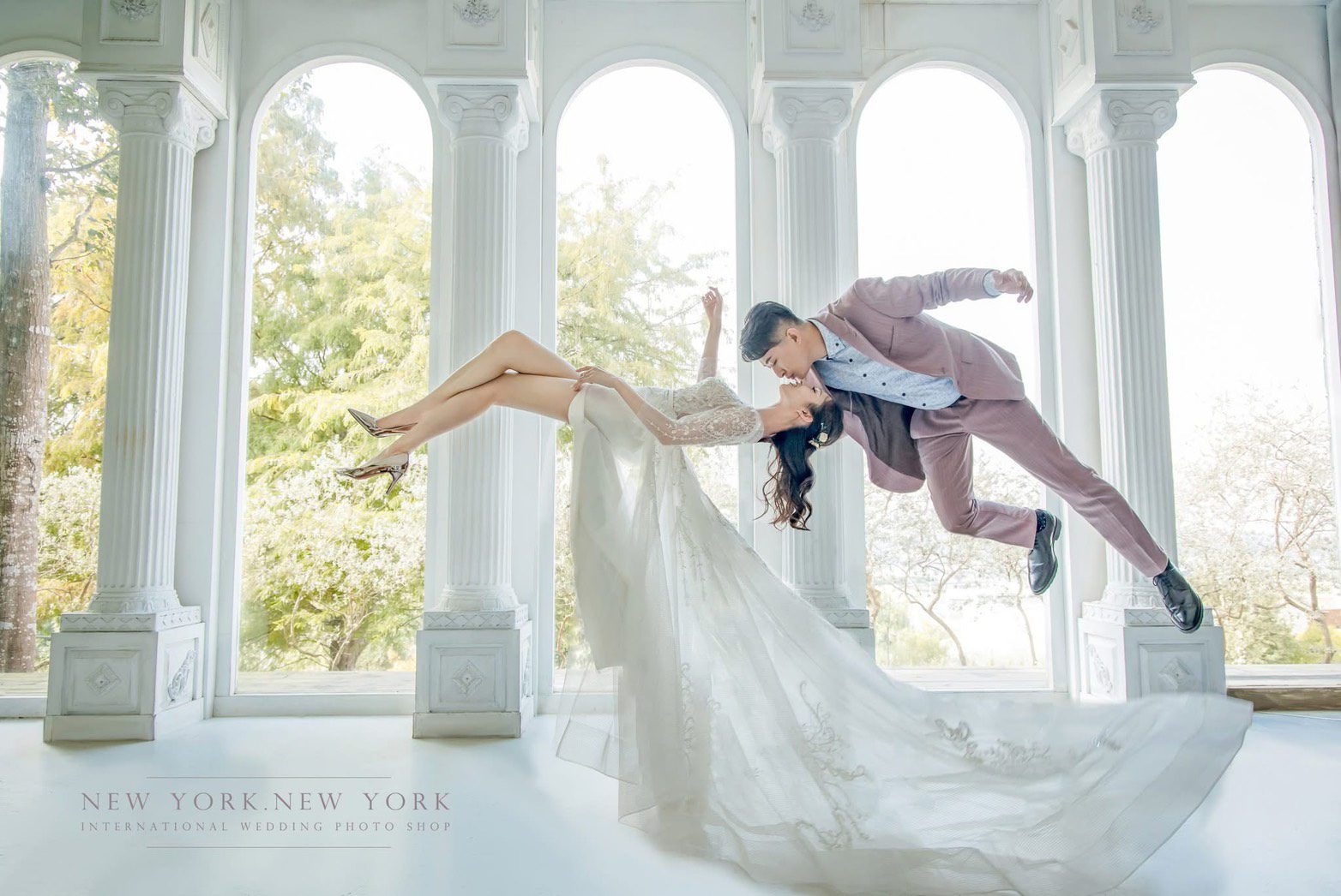 漂浮婚紗照作品 01