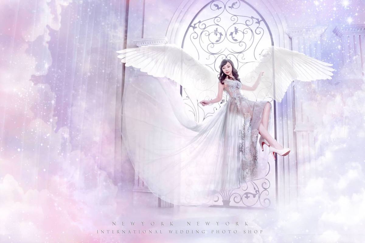 漂浮婚紗照作品 02