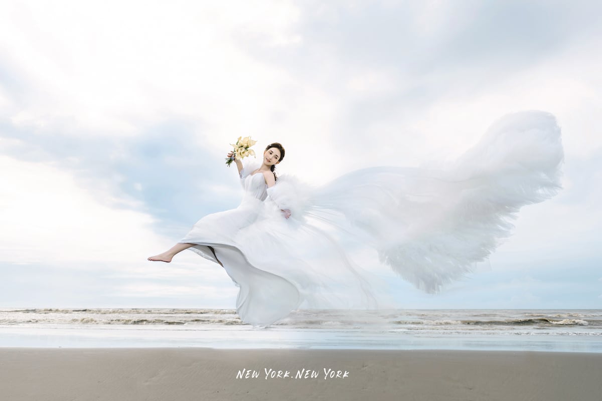 漂浮婚紗照作品 04