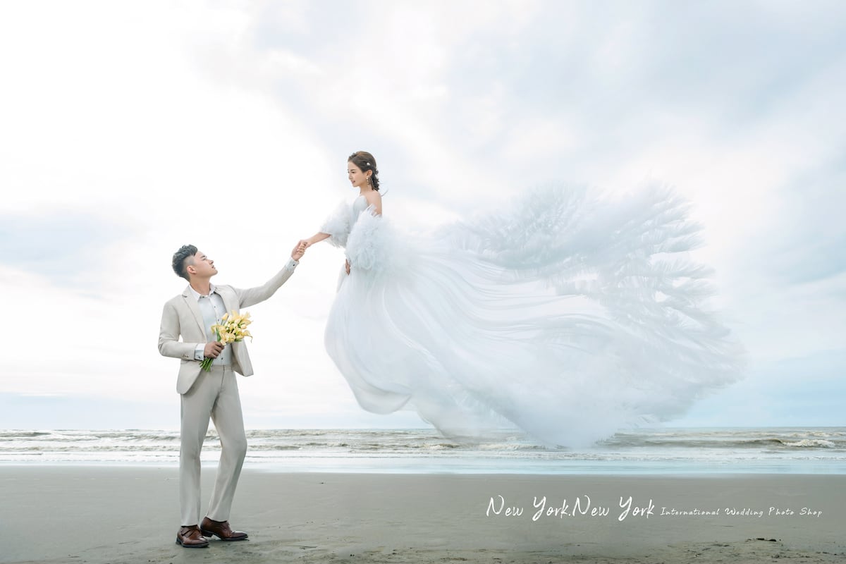 漂浮婚紗照作品 05